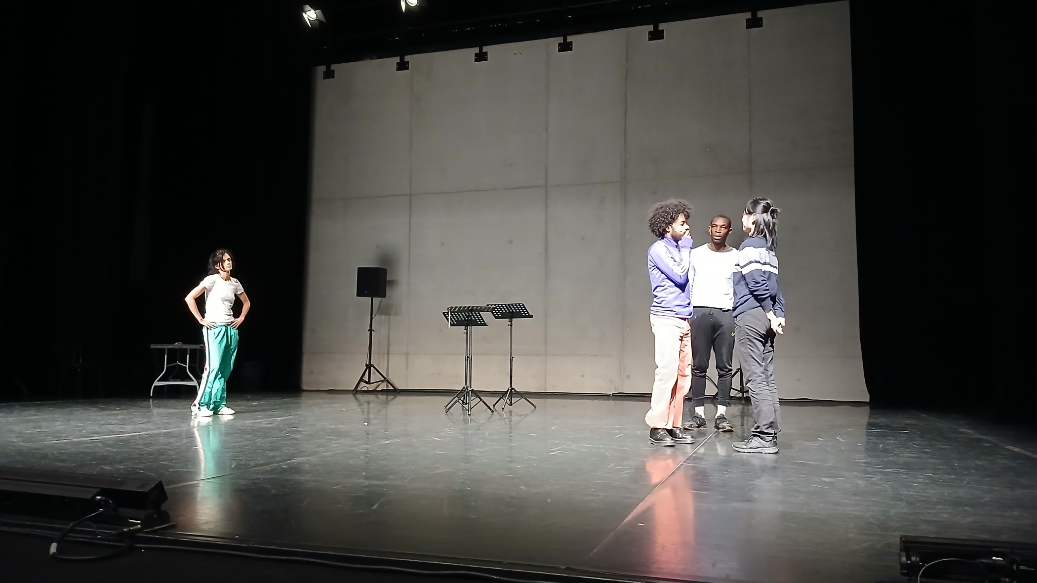 En résidence au plateau avec la Cie Demesten Titip