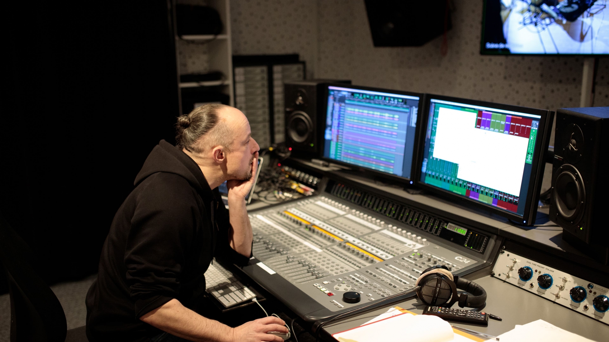 Ça enregistre au studio avec Perrine Mansuy et Jean-Luc Difraya