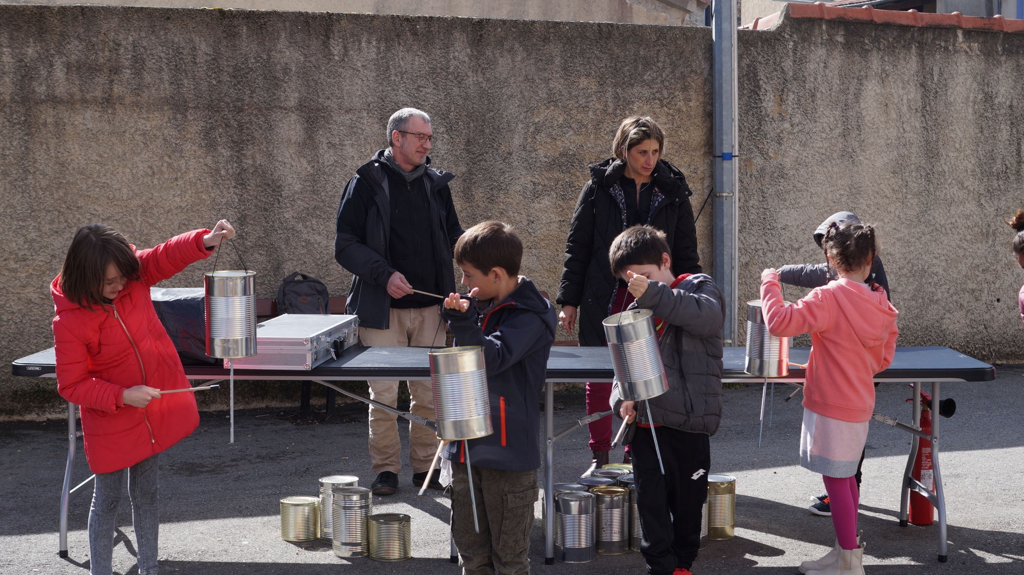 Première sortie pour la caravane sonore avec Thierry Balasse