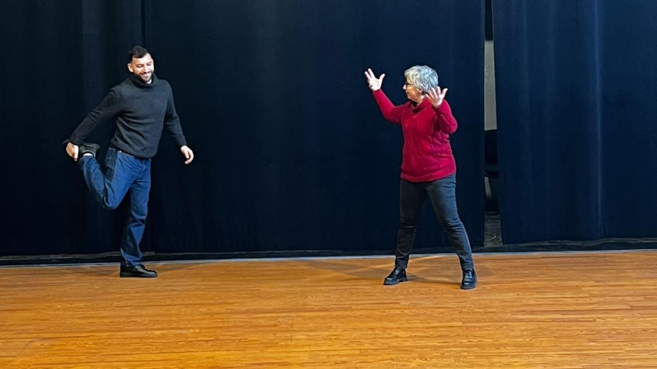 Le Dynamo Théâtre en scène de répétition pour leur nouvelle création