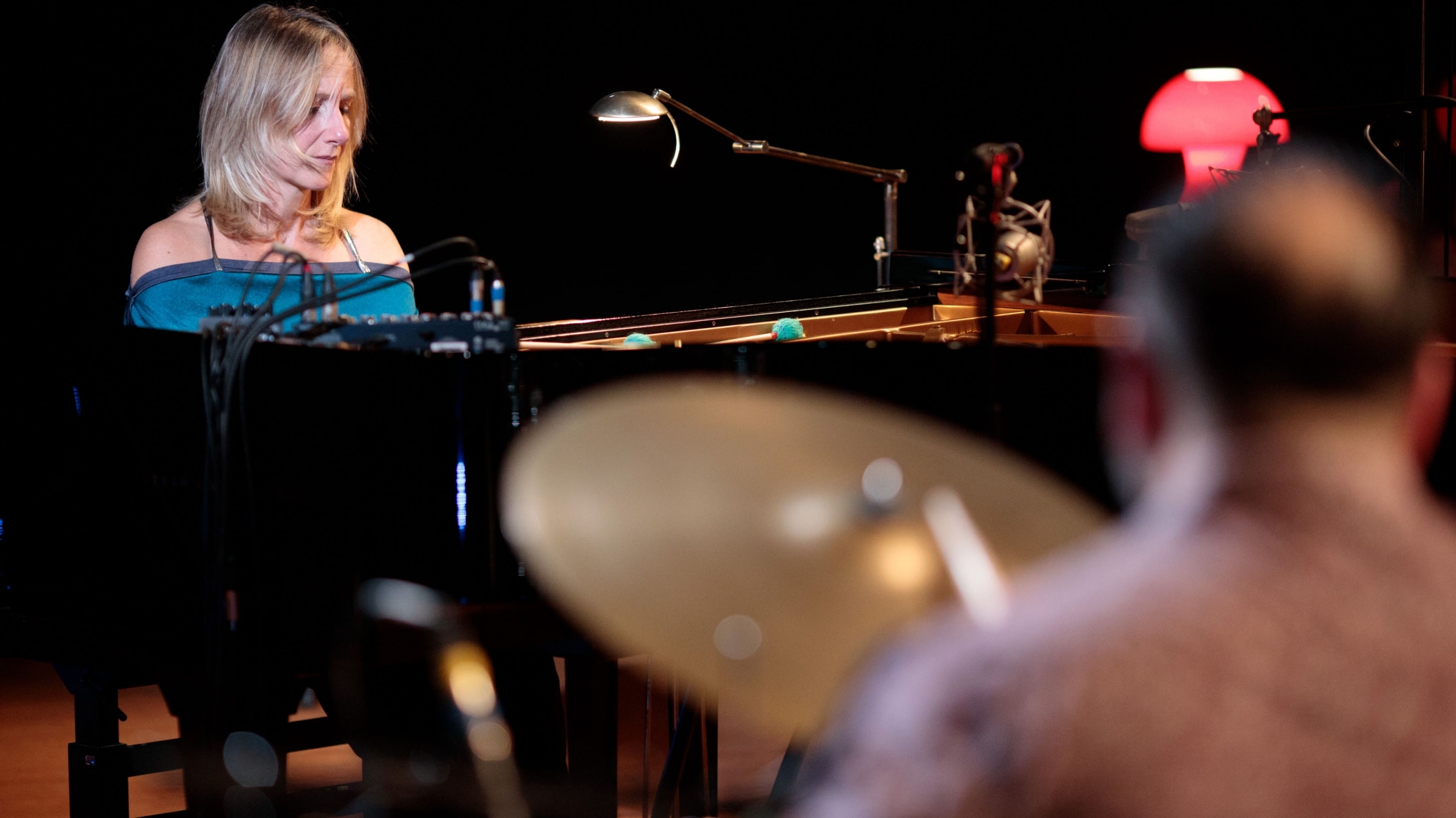 Ça enregistre au studio avec Perrine Mansuy et Jean-Luc Difraya