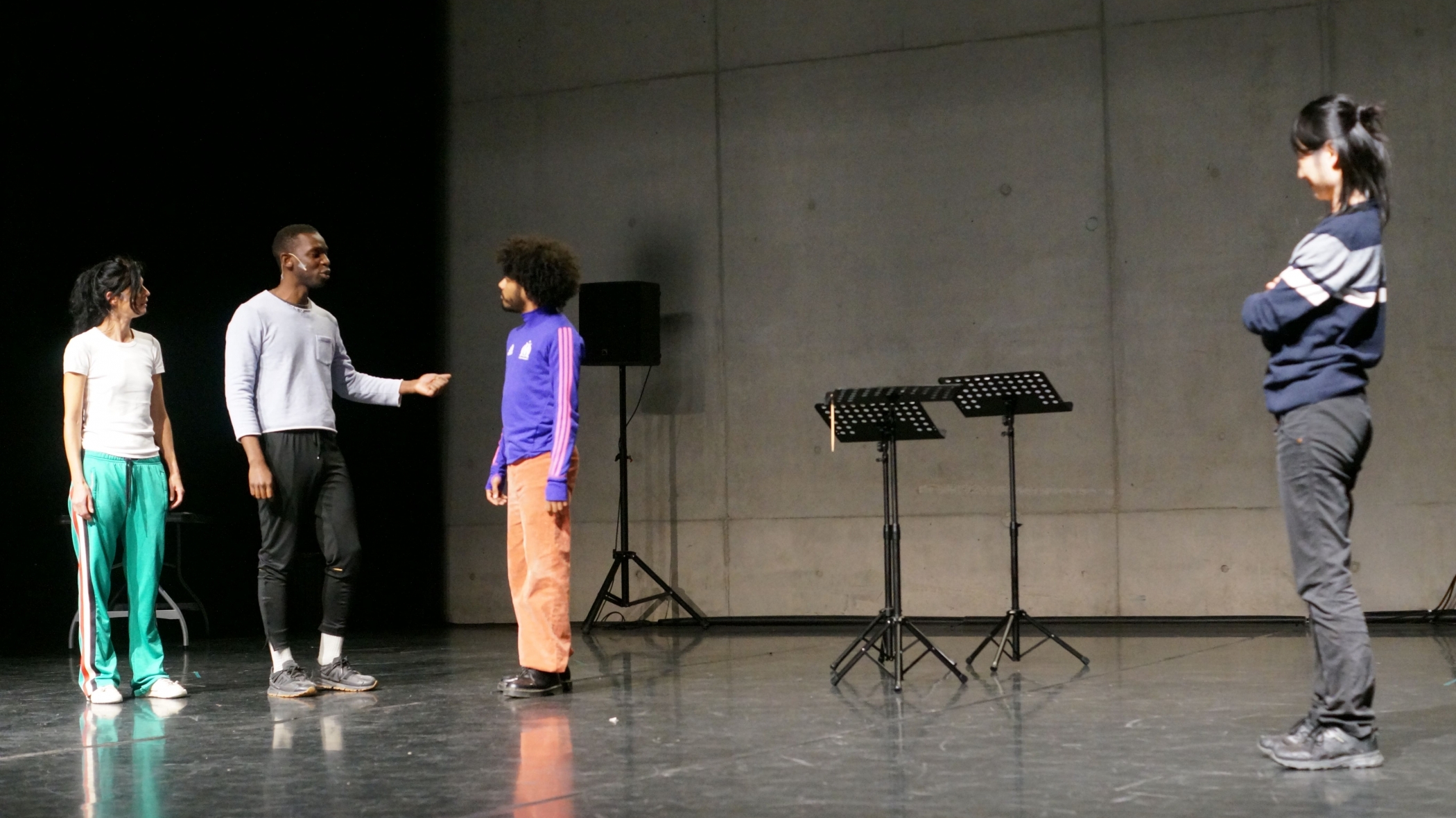 En résidence au plateau avec la Cie Demesten Titip