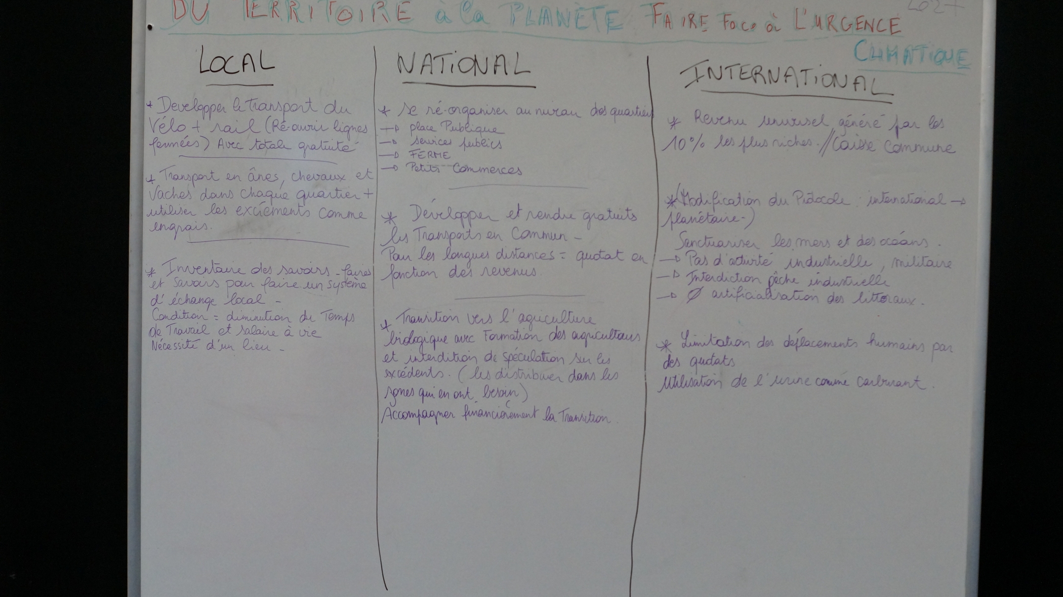 Une soirée pour refaire le monde avec la compagnie Le pas de l'oiseau