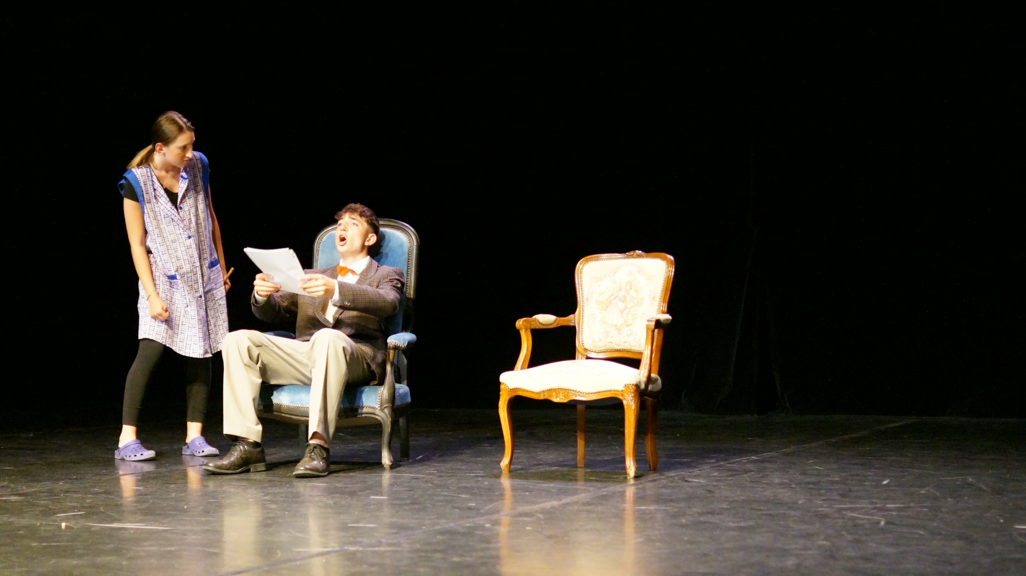 Les collégiens de Camille Reymond et les lycéens de Paul Arène sur la scène