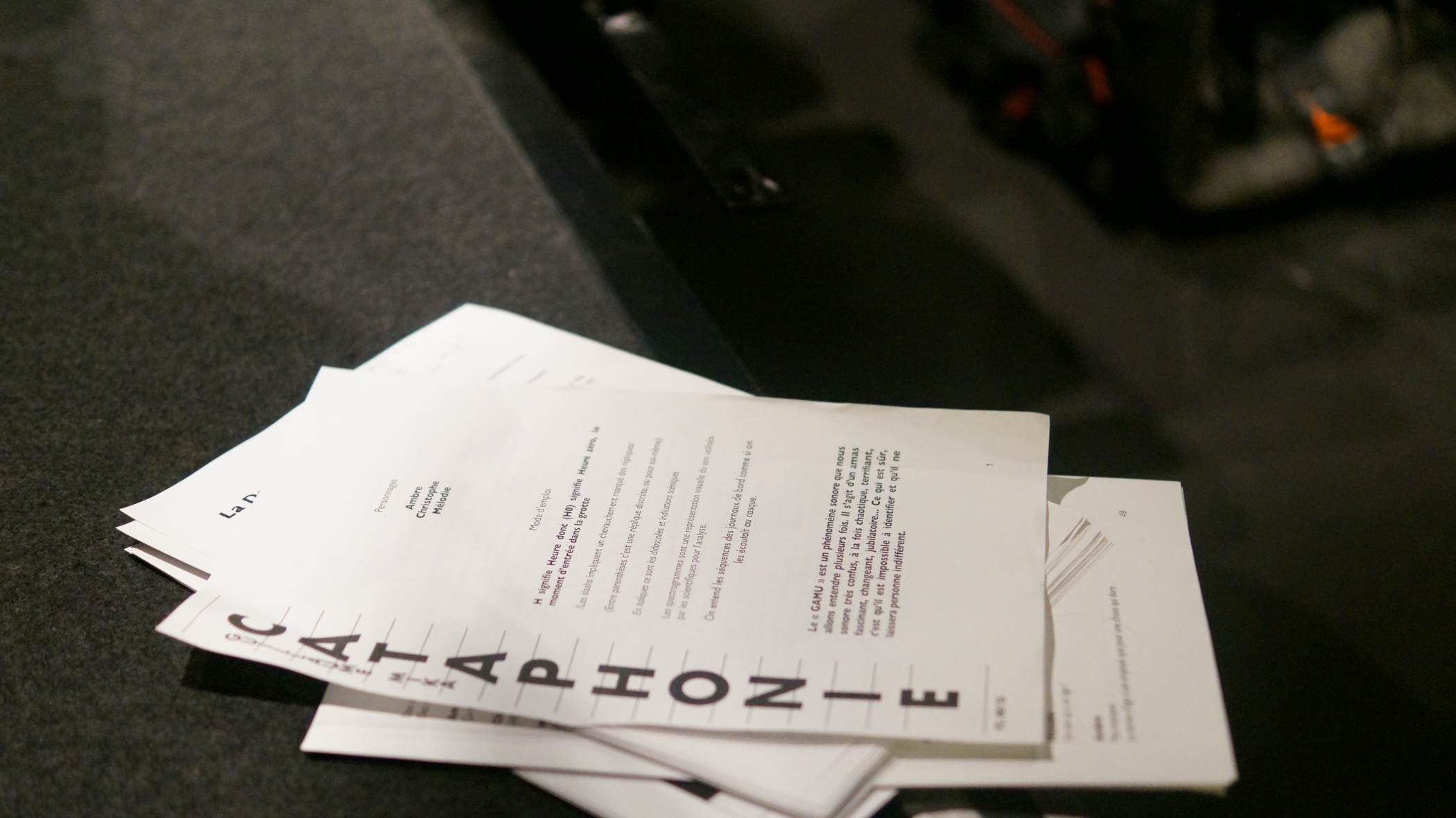 La Cie des trous dans la tête entre expérimentation et créativité