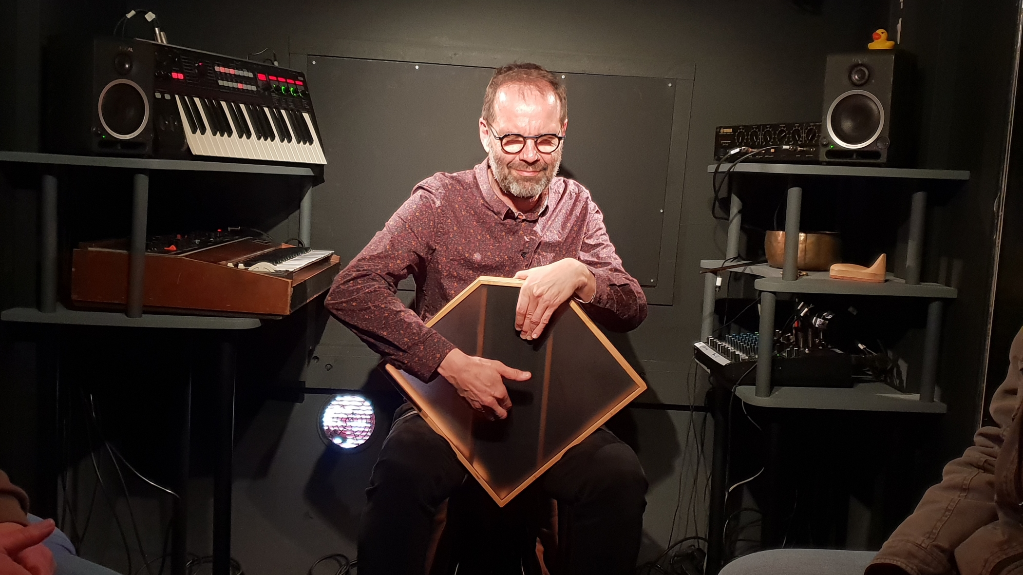 Première sortie pour la caravane sonore avec Thierry Balasse