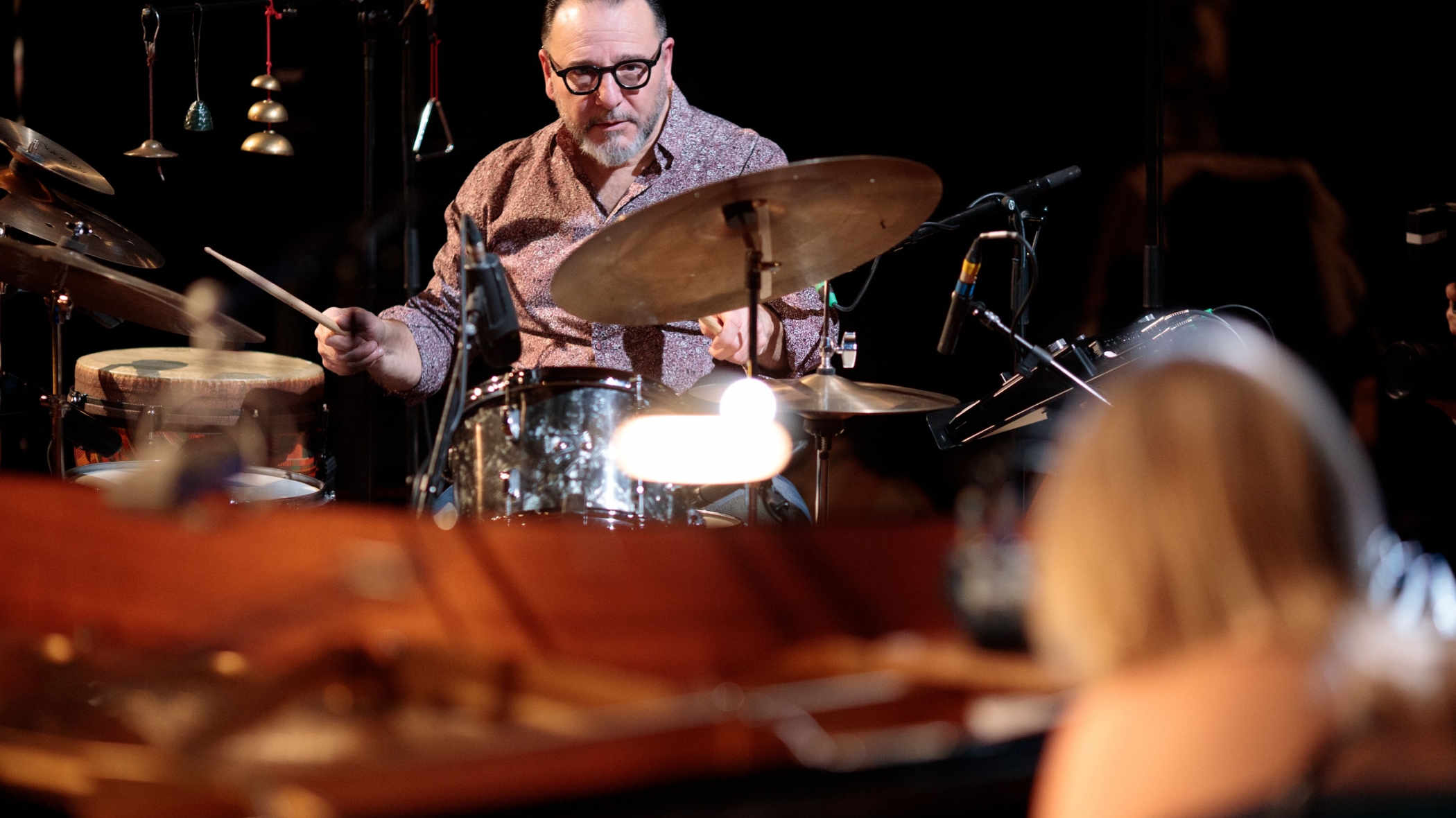 Ça enregistre au studio avec Perrine Mansuy et Jean-Luc Difraya