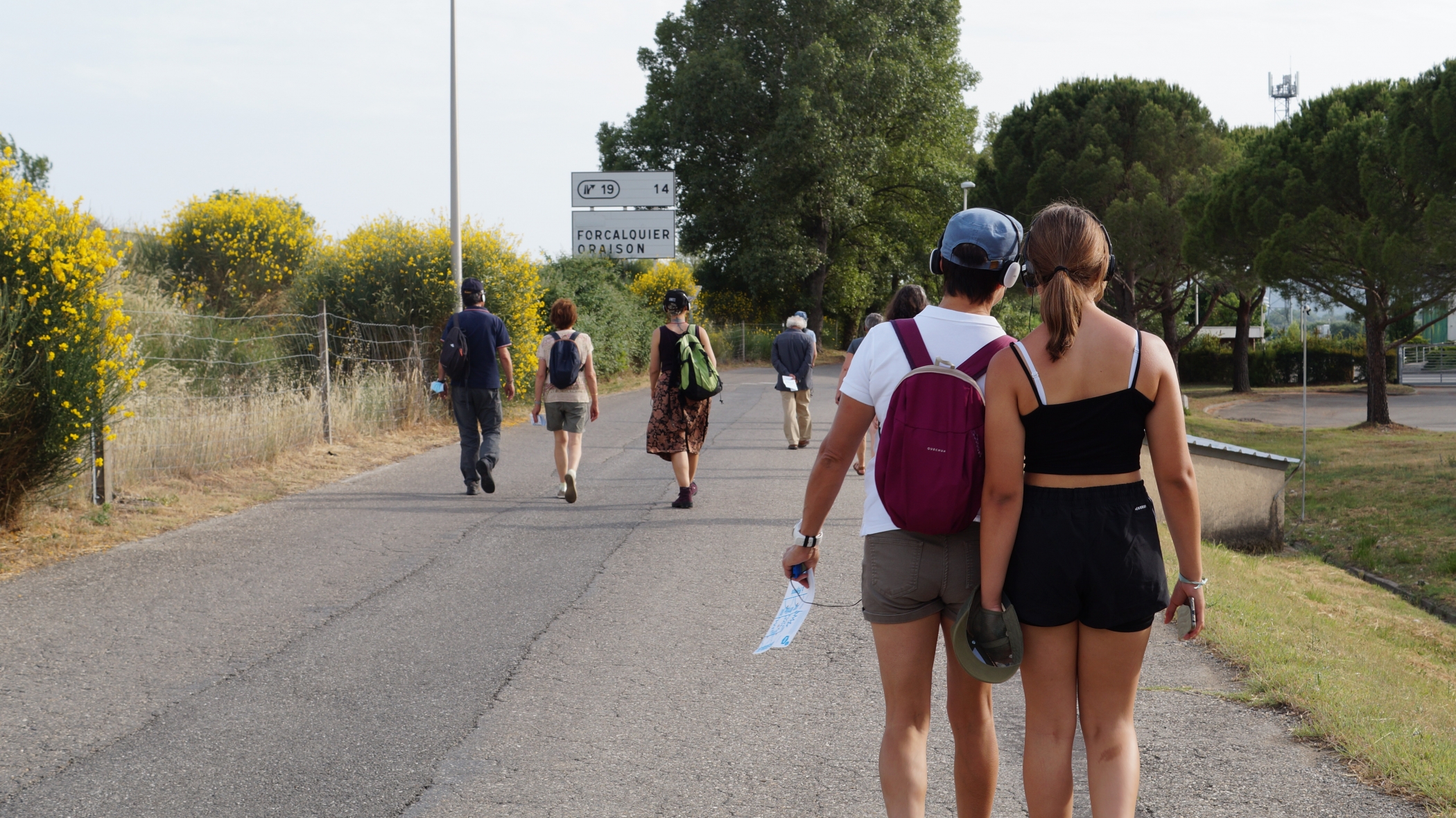 Inauguration de l'audio-balade #4 à Peyruis avec Ottilie [B]