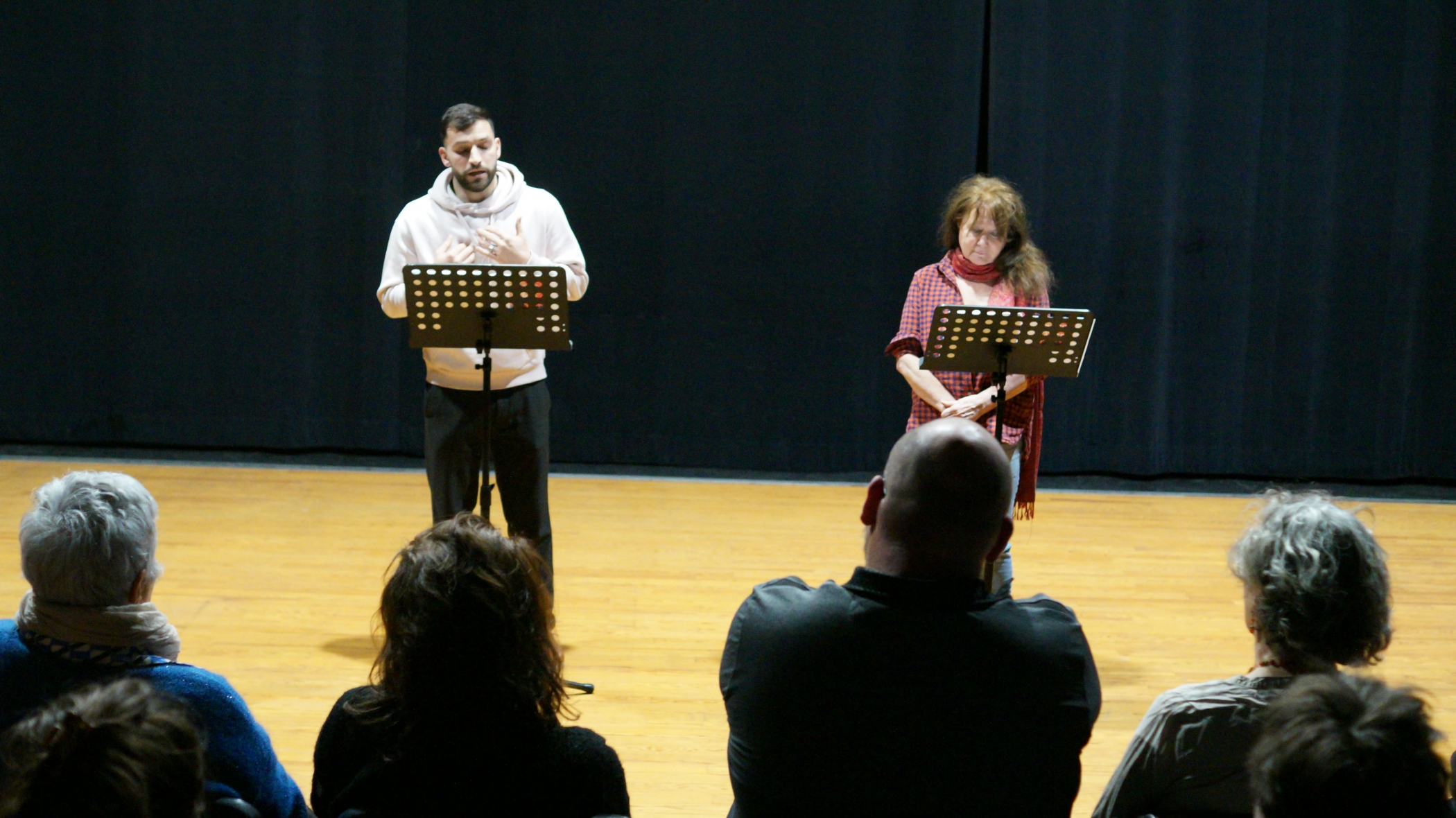 Le Dynamo Théâtre en scène de répétition pour leur nouvelle création