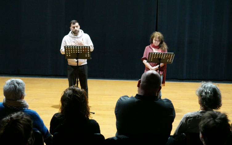 Le Dynamo Théâtre en scène de répétition pour leur nouvelle création